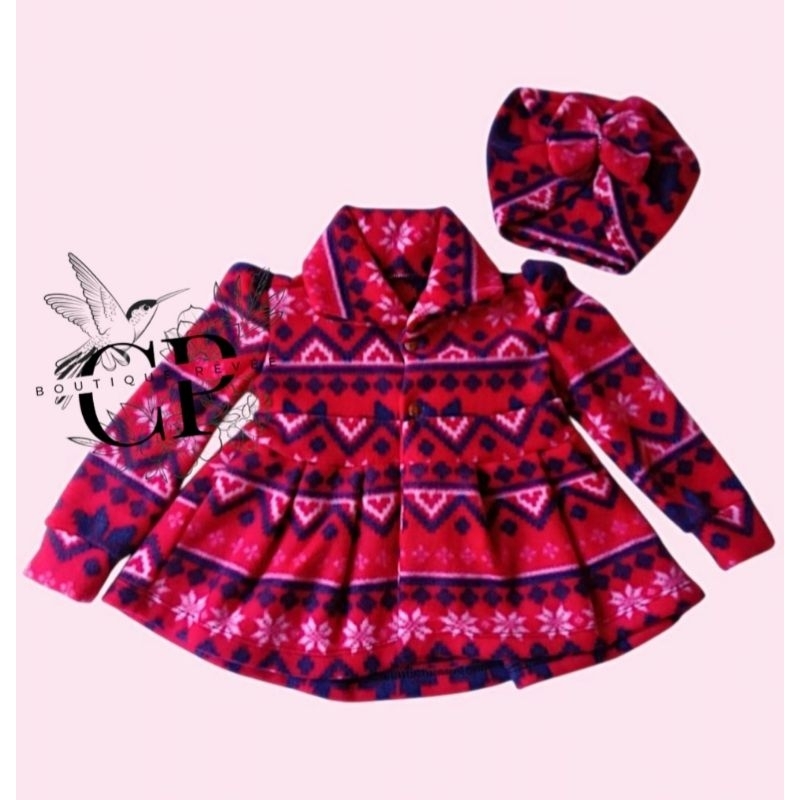 Sobretudo Infantil e Bebê com Turbante Brinde Manga Princesa em Soft