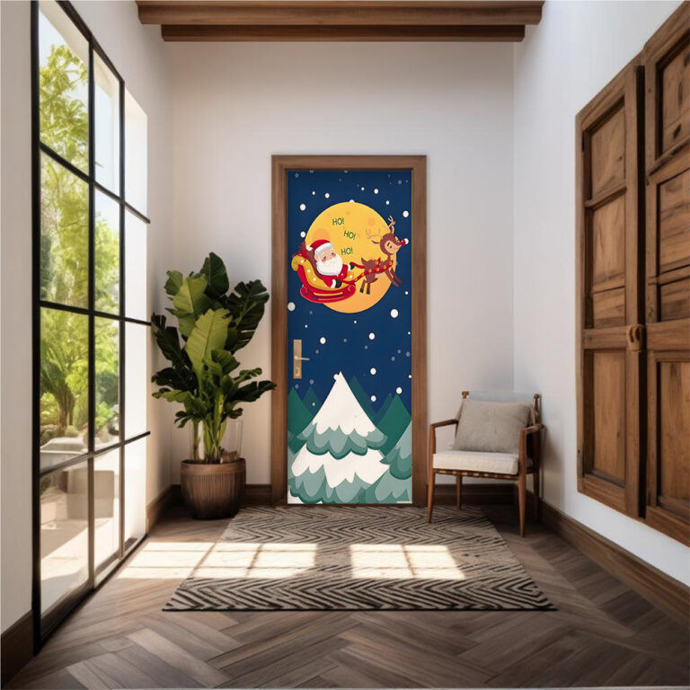 Capa De Porta Em Tecido Sublimado 2,0×0,8m C/