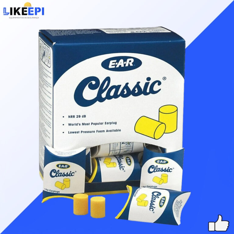 Kit 200 Protetor Auricular De Espuma Ear Classic 3