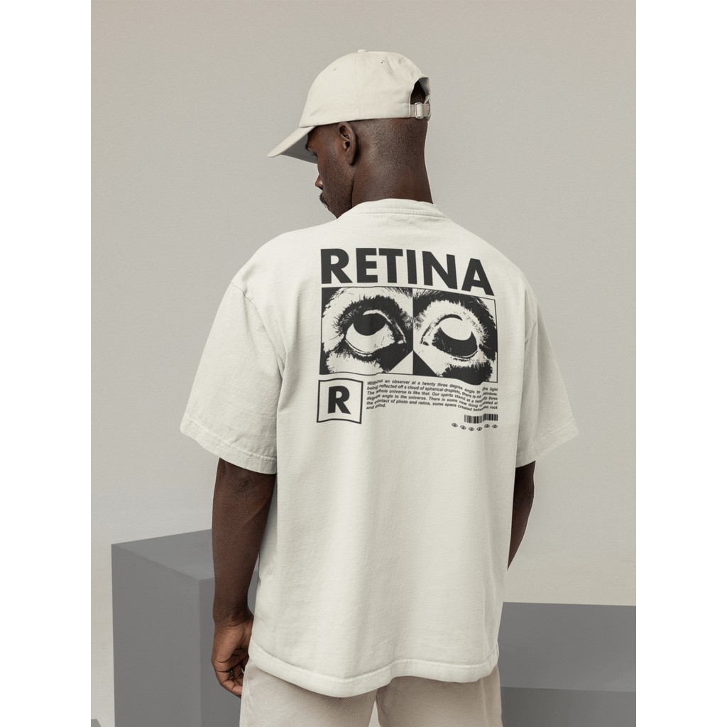 Camisa Camiseta Oversize Streetwear Masculino e Feminino Treino e Dia a Dia Preto e Off Whte Estampa