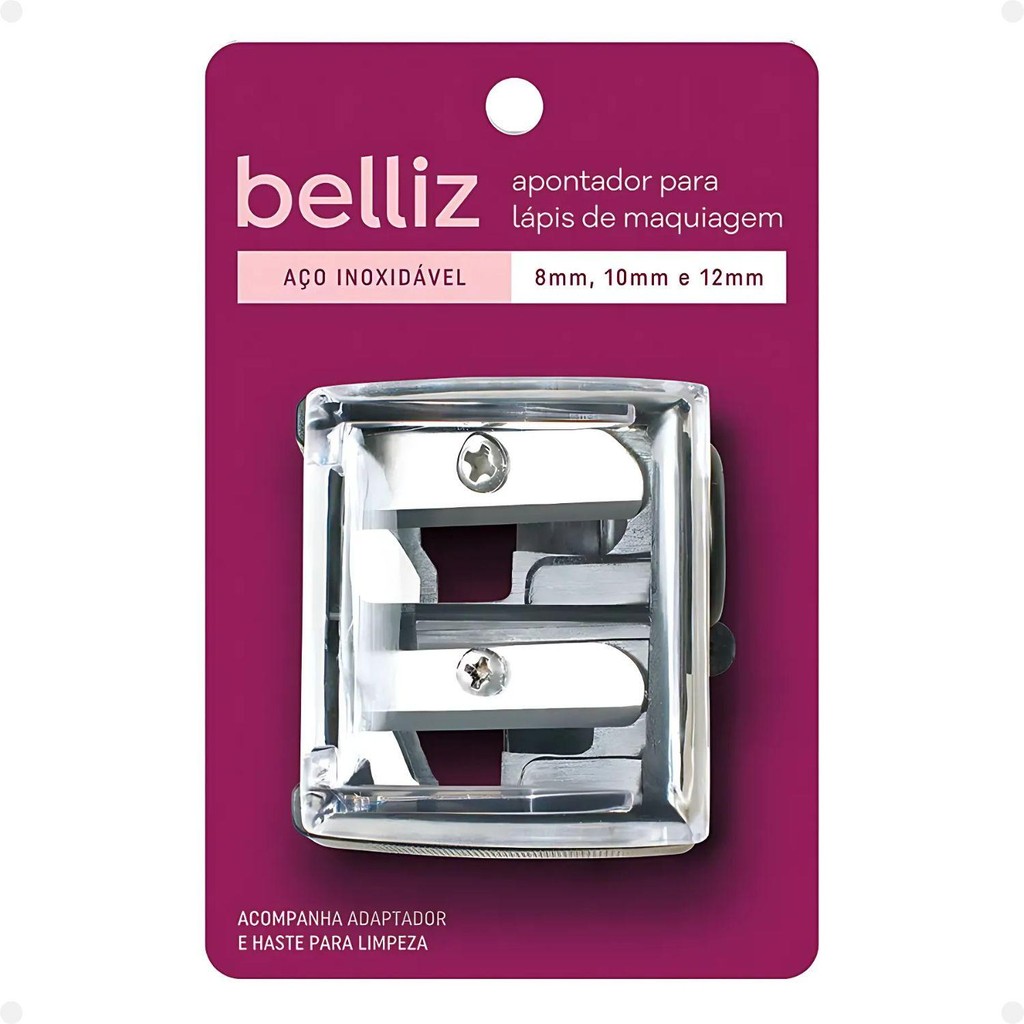 Apontador para Lápis de Maquiagem Belliz Cód.557