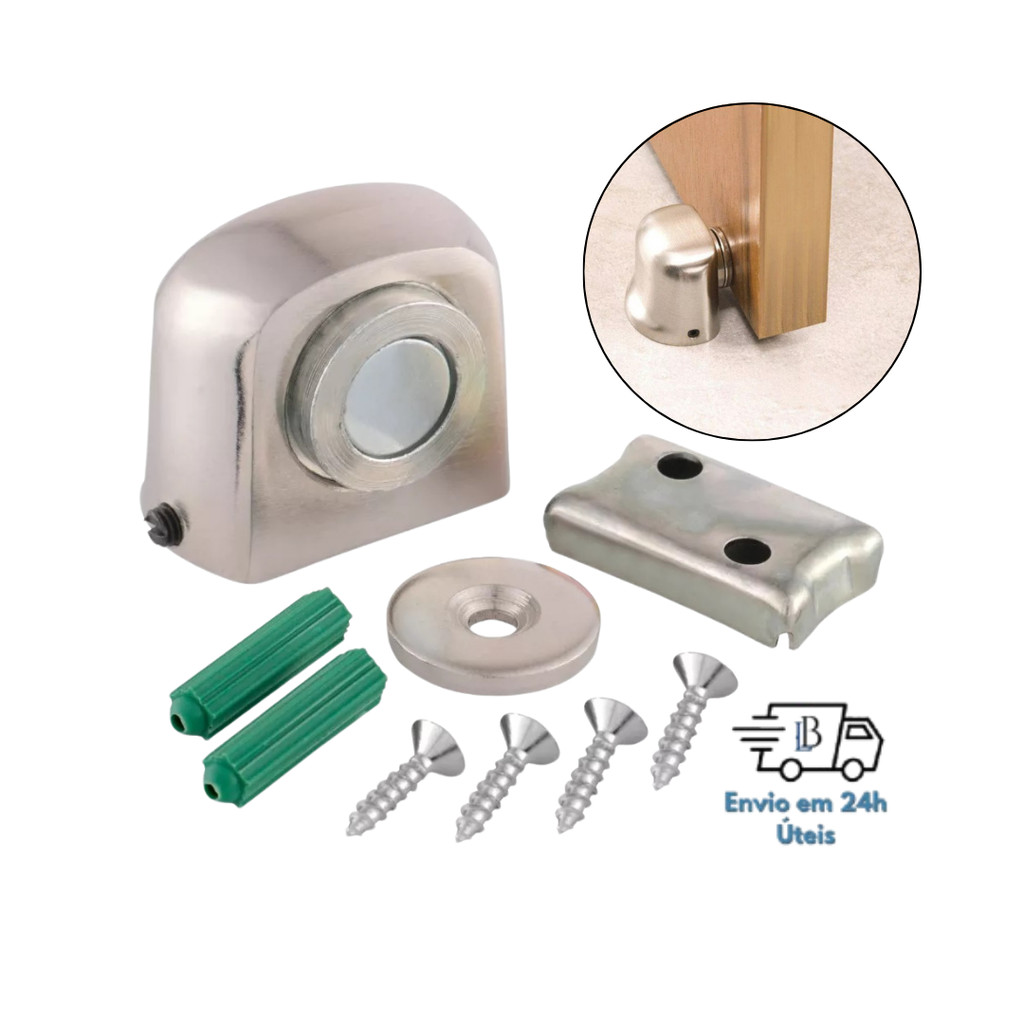 Prendedor Magnético de Porta com Amortecimento  Proteção e Segurança