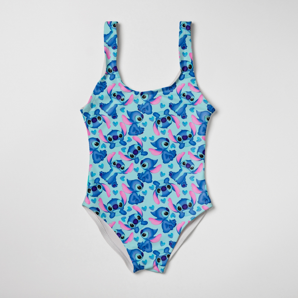 Maiô Infantil Menina Feminino Moda Praia Natação Banho Estampas Desenhos Animados Diversos