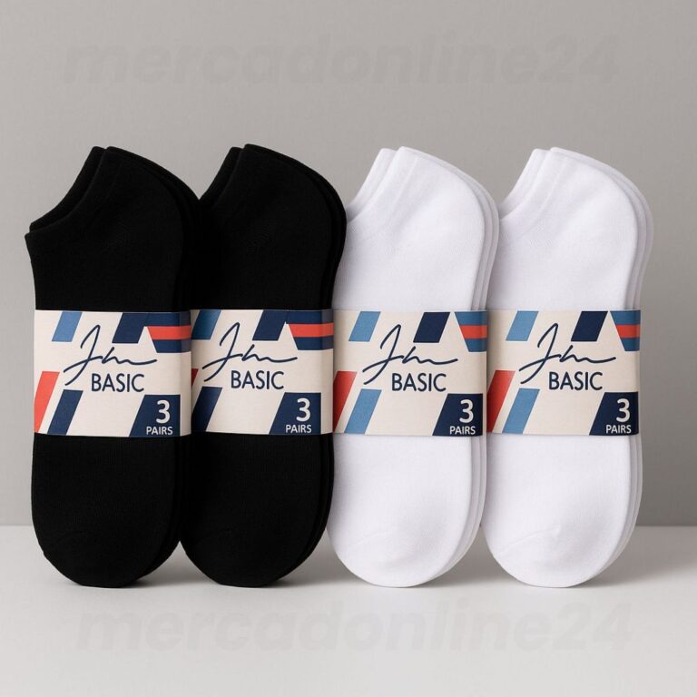 Kit 12 pares Meia Soquete Unissex Respirável Cano