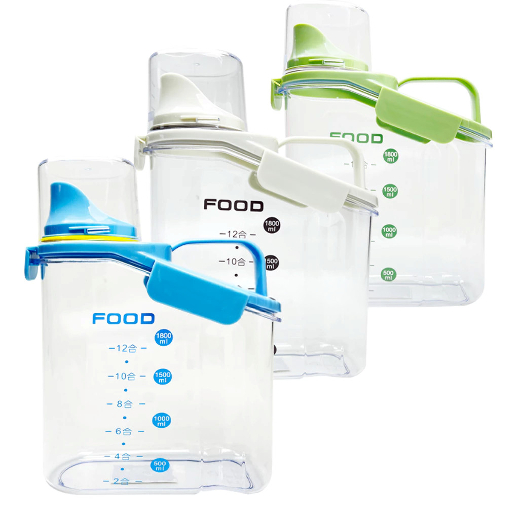 Pote Hermético De Acrílico Dispenser De Alimentos 1800ml