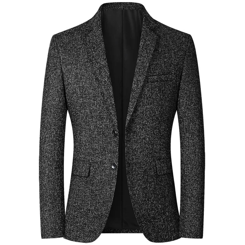 Blazer Masculino Slim Fit Homem De Negócios Sênior
