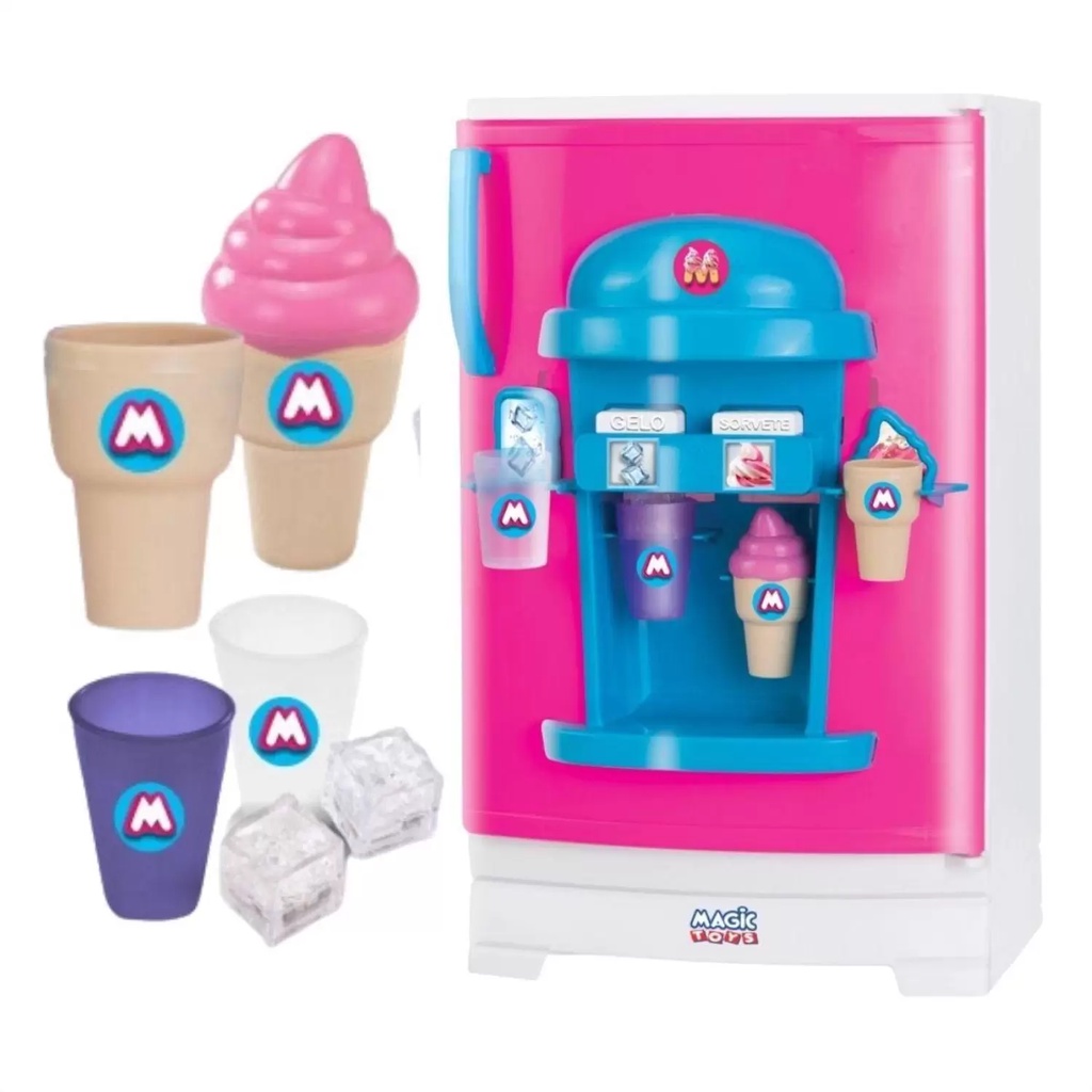 Brinquedo Infantil Geladeira Gelato sem Freezer – Magic Toys