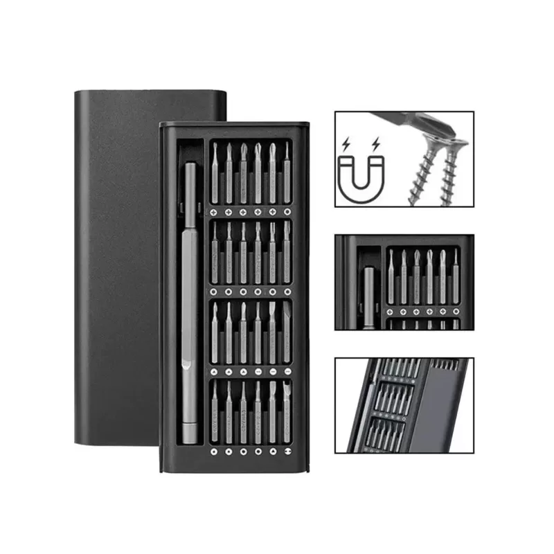 Kit Jogo Ferramenta Chave Magnética Precisão 24 Peças Pequenos Reparos-envio imediato