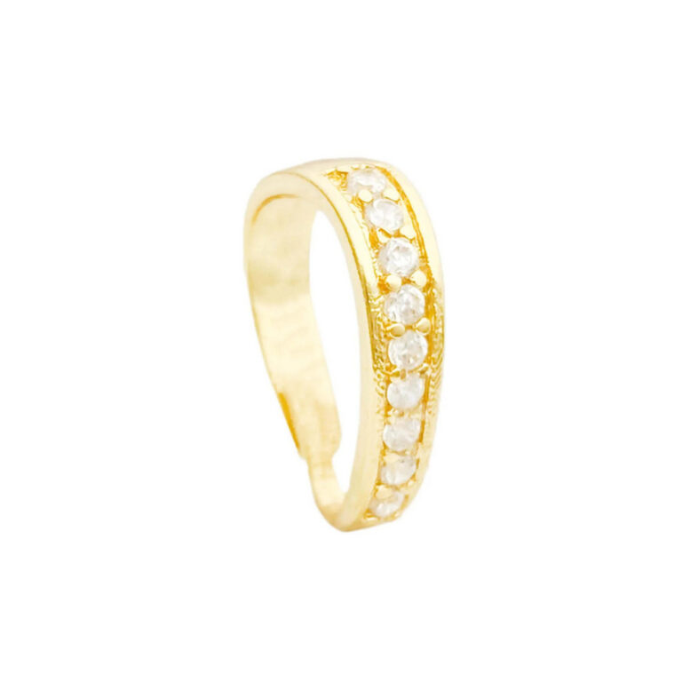 Passador Grande P/ Pingentes Argola Cravejada 1,5c