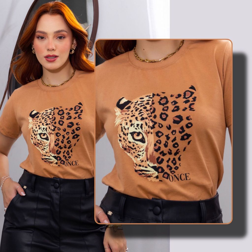Blusa Feminina Algodão TShirt Camiseta Premium