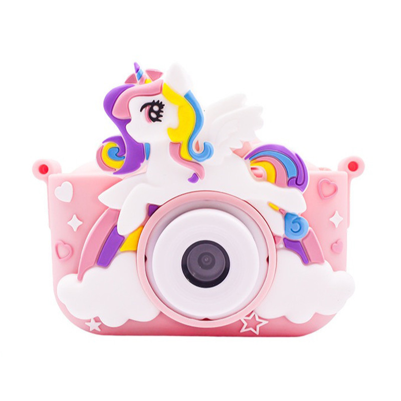 Câmera Digital Crianças Mini Filmadora Portátil Tira Fotos Vídeos Interativa