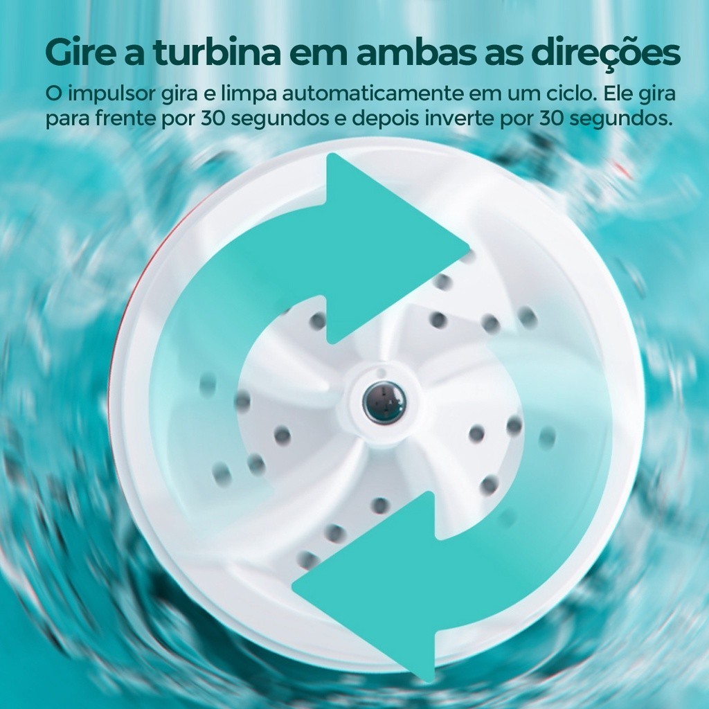 Mini Máquina de Lavar Roupas Panos Toalhas no Balde Portátil Ultrassônica Lavanderia USB Lava Louças