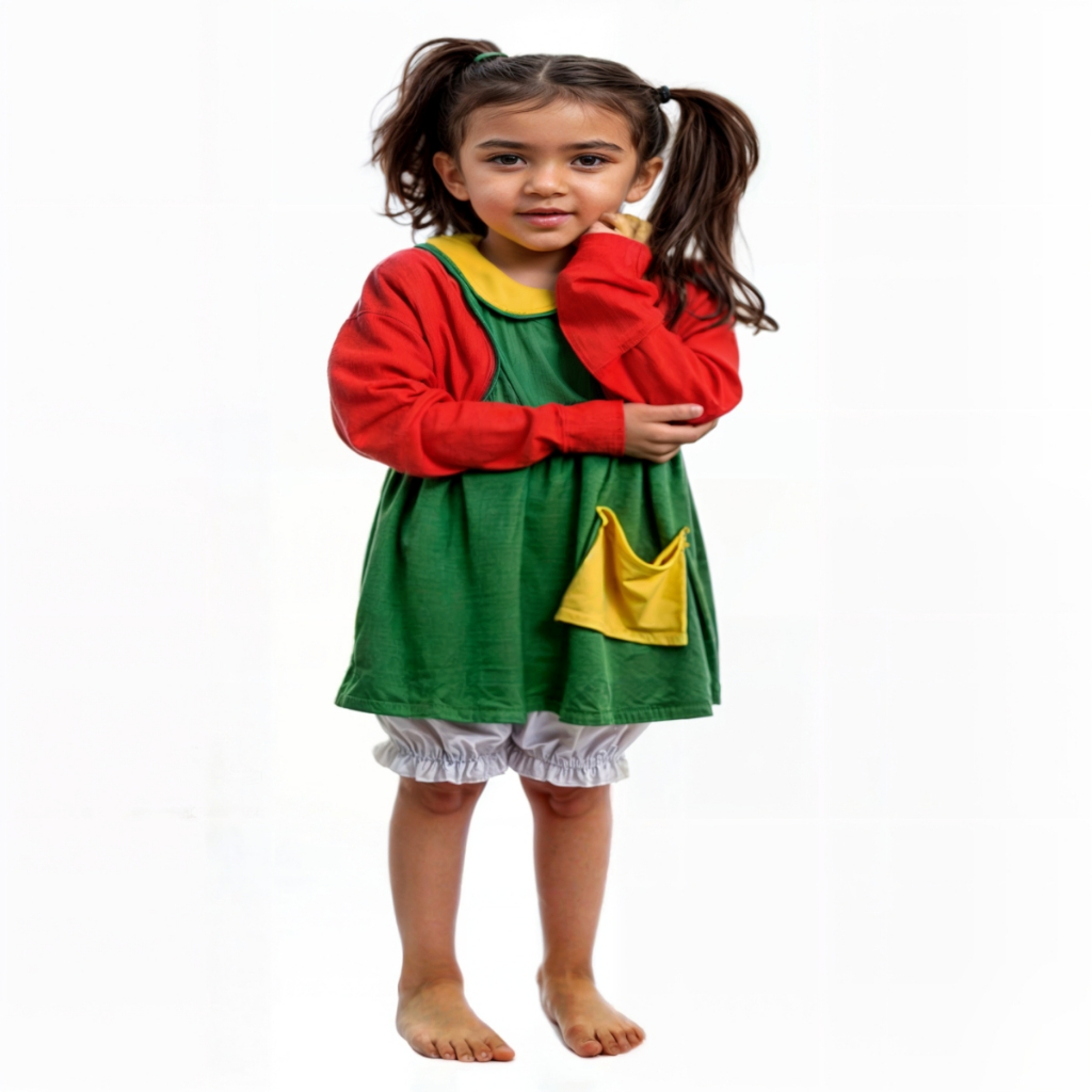 Fantasia Infantil Chiquinha Feminina Turma do Chaves Criança Festa Vestido Menina Cosplay