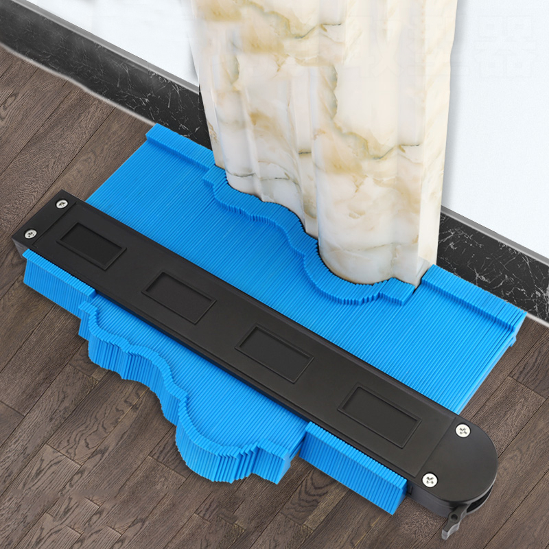 Regua De Contorno Gabarito Copiador Para Contorno Irregulares Quinas E Cortes De Piso E Azulejos