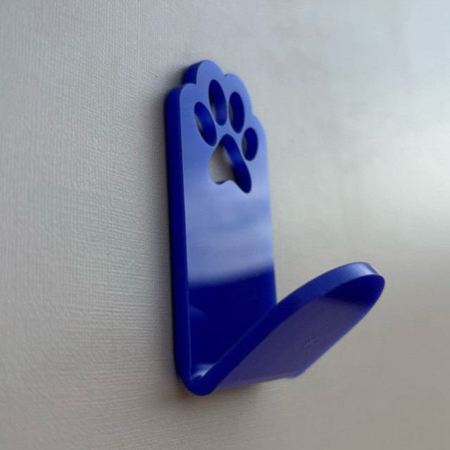 Gancho para Coleira de Cachorro em Acrílico 3mm c