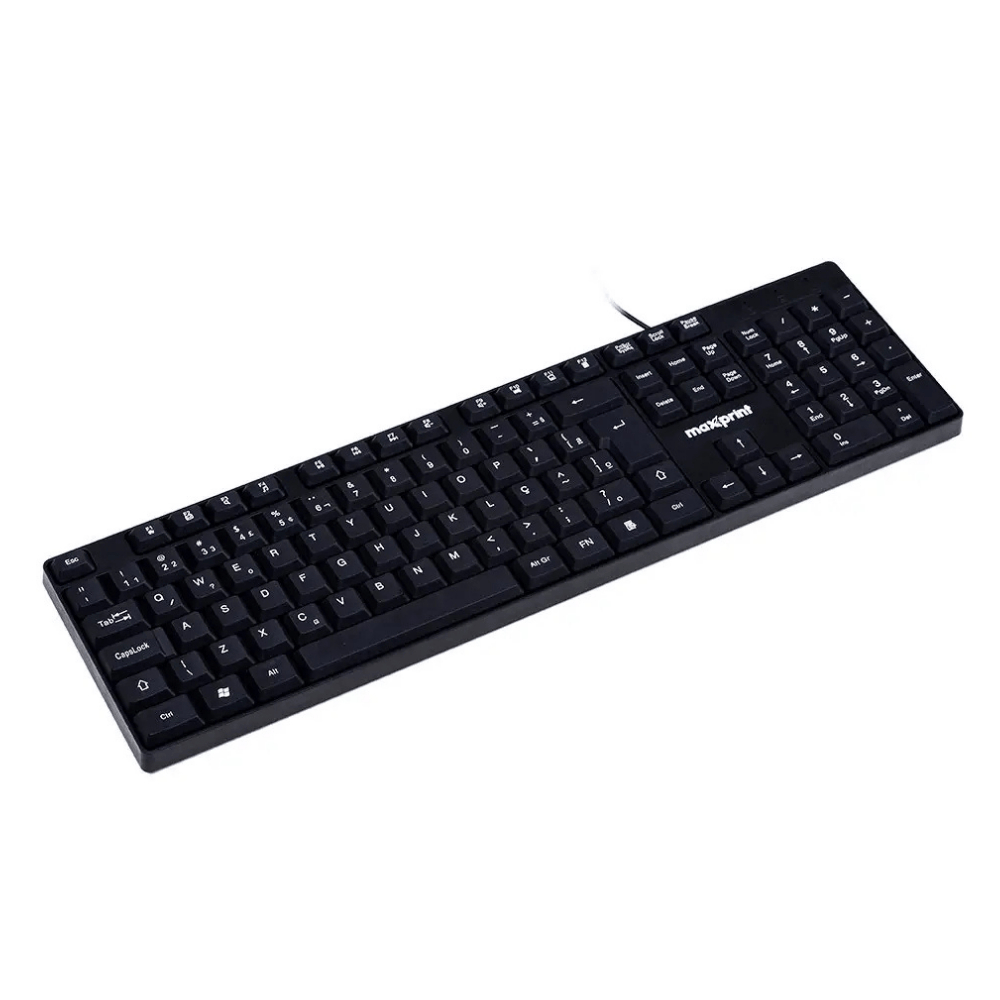 TECLADO USB OFFICEEASY COM FIO PRETO