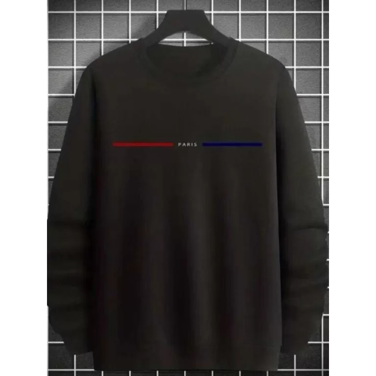 Moletom Estampado Paris Flanelado, Leve E Confort