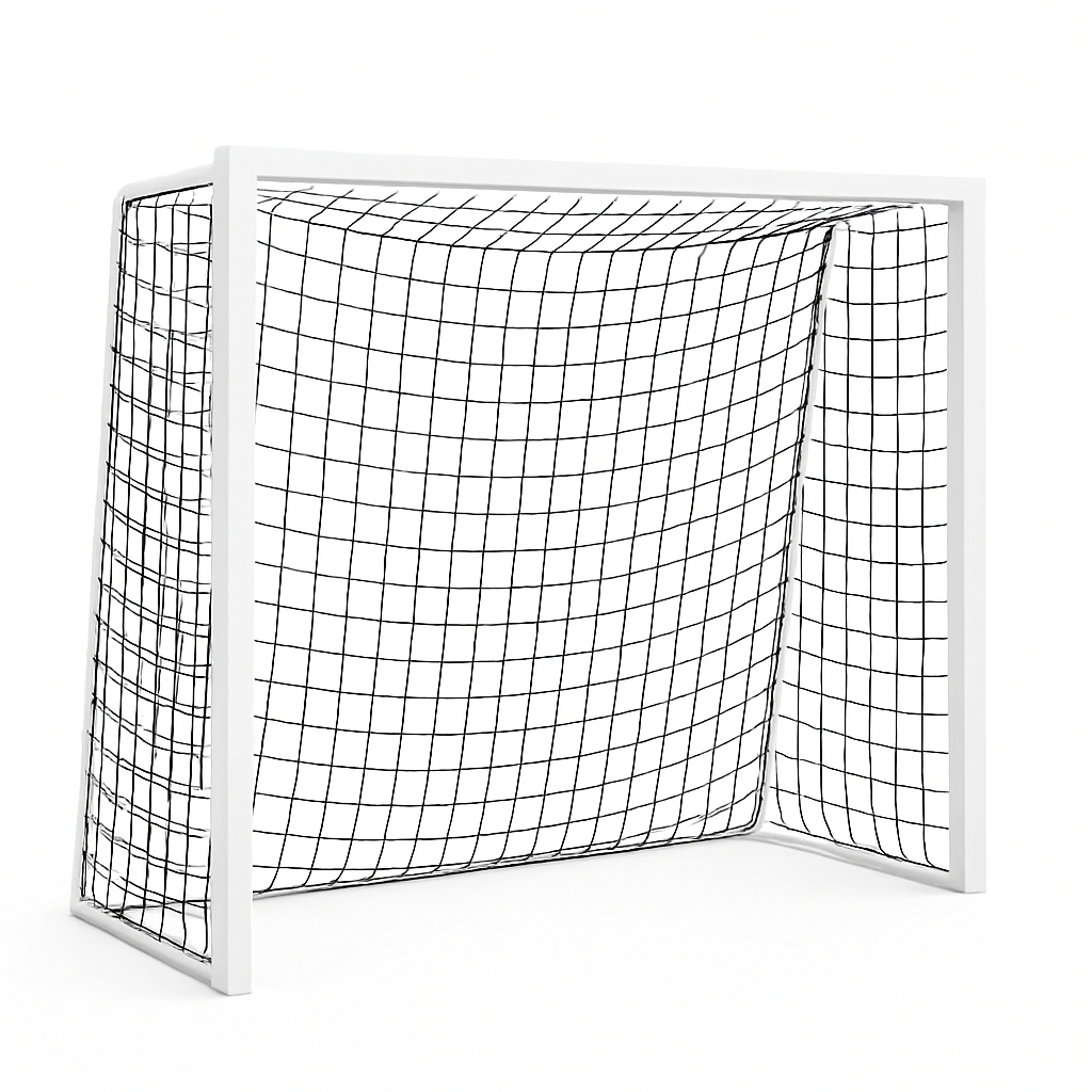 PAR DE REDE PARA FUTEBOL DE SALÃO 2MM NYLON PRETO BRANCO AZUL VERDE