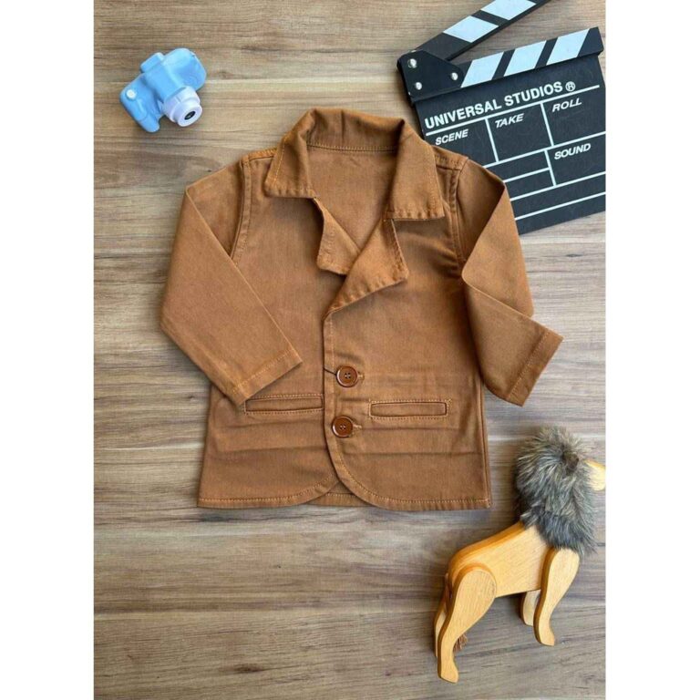 Blazer Social Caramelo Infantil Pajem Casamento Ba