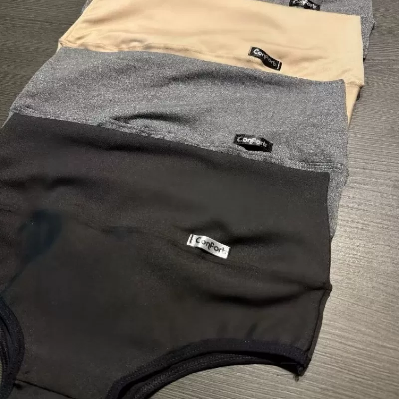 Kit 2 Calcinha Cinta modeladora Conforto Cós Alto Disfarça  Barriga