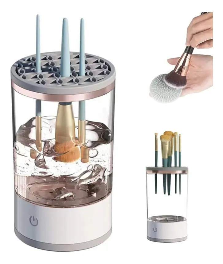 Lavador De Pincéis De Maquiagem Automático Elét