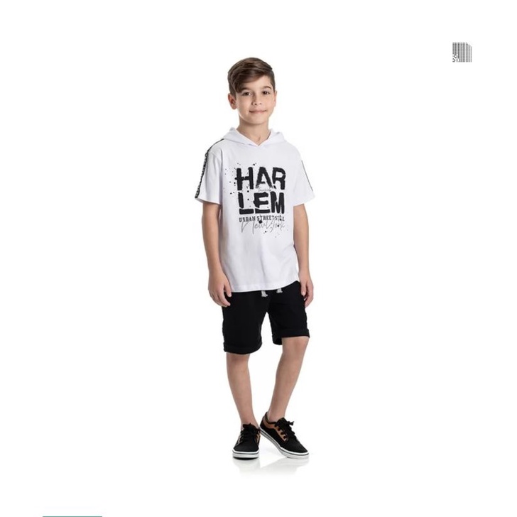 Conjunto masculino verão – bermuda e camise