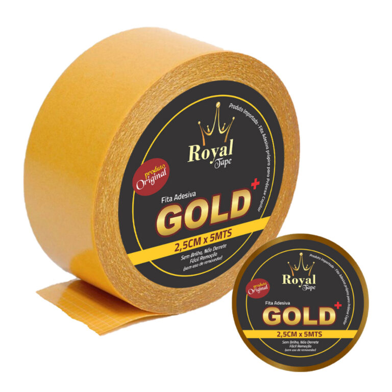 Fita Royal Tape Gold Pro 2,5cm x 5mts Protese Capi