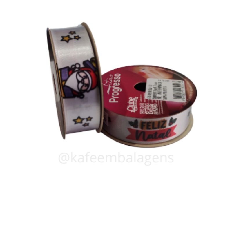 Fita de Cetim Canetinha 22mm Cor 137  01 unidade  10 metros  Progresso  Kafe Embalagens