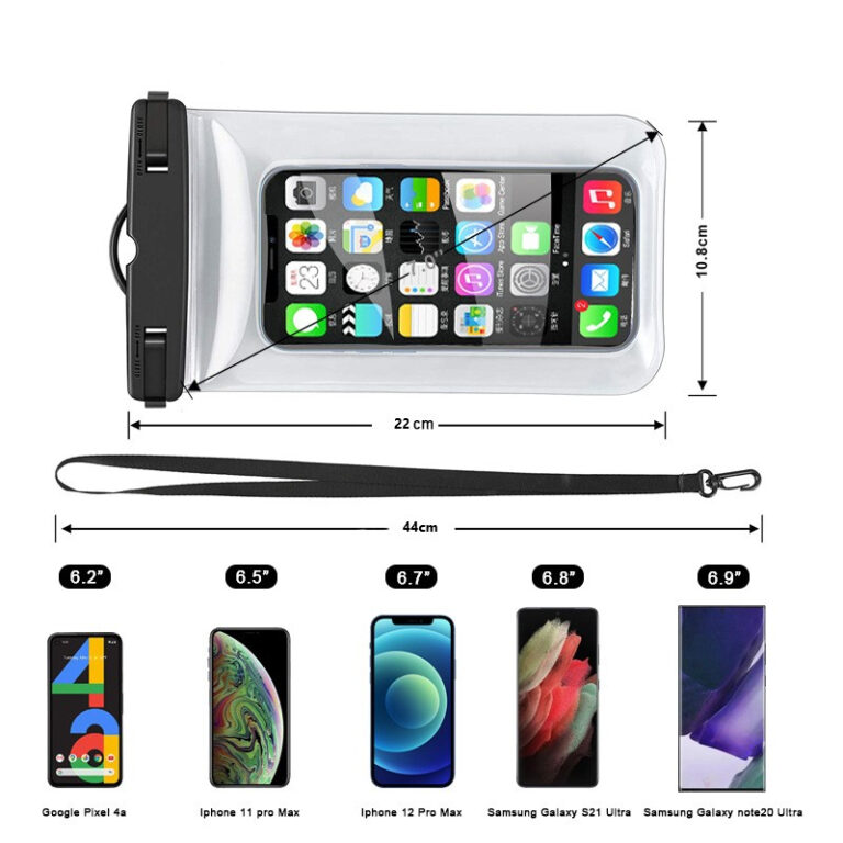 Capa Bolsa Prova Dágua Impermeável Celular Trans
