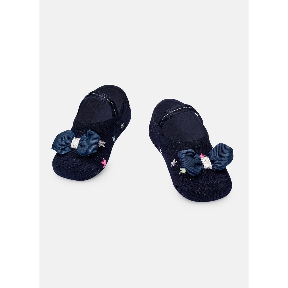 Meia Sapatilha Antiderrapante com Aplique Bebê Menina Estrelas – Puket