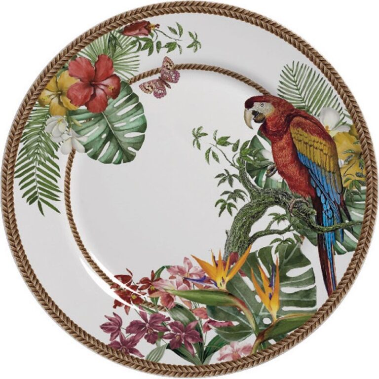 TROPICOS – PRATO RASO 29 CM – CAIXA C/
