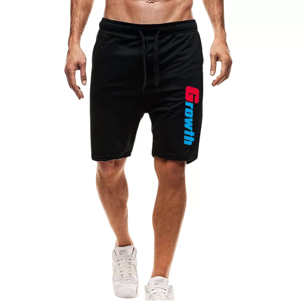 Shorts Bermuda Academia Masculina Moletom Linha Suplementos Growth Alta Qualidade e Conforto