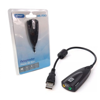 Adaptador Usb Placa De Som Externo – Hb-t130