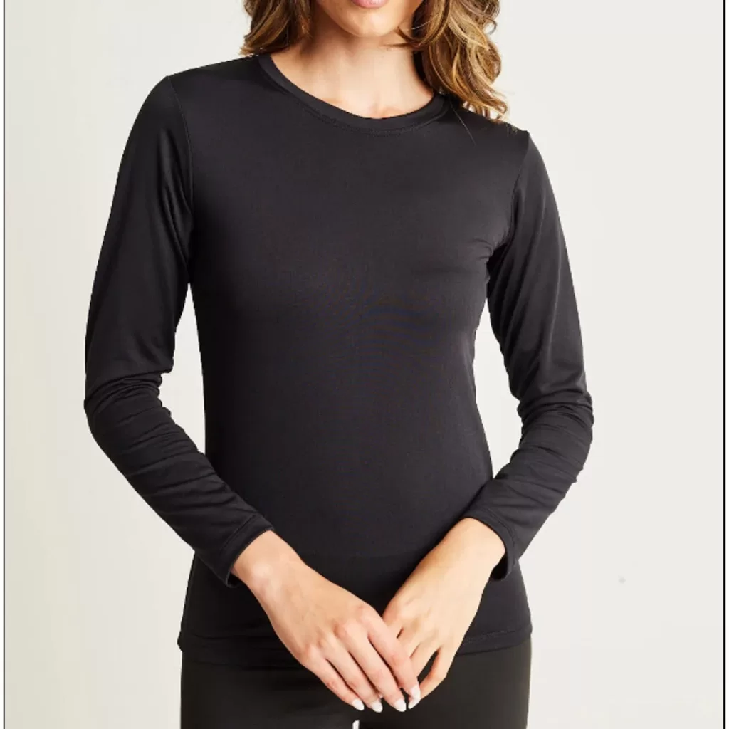 Blusa Térmica Manga Longa Feminina Peluciada Inverno Quentinha