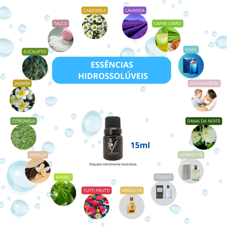 Kit 3 e 6 Essências Para Difusor Elétrico e Arom