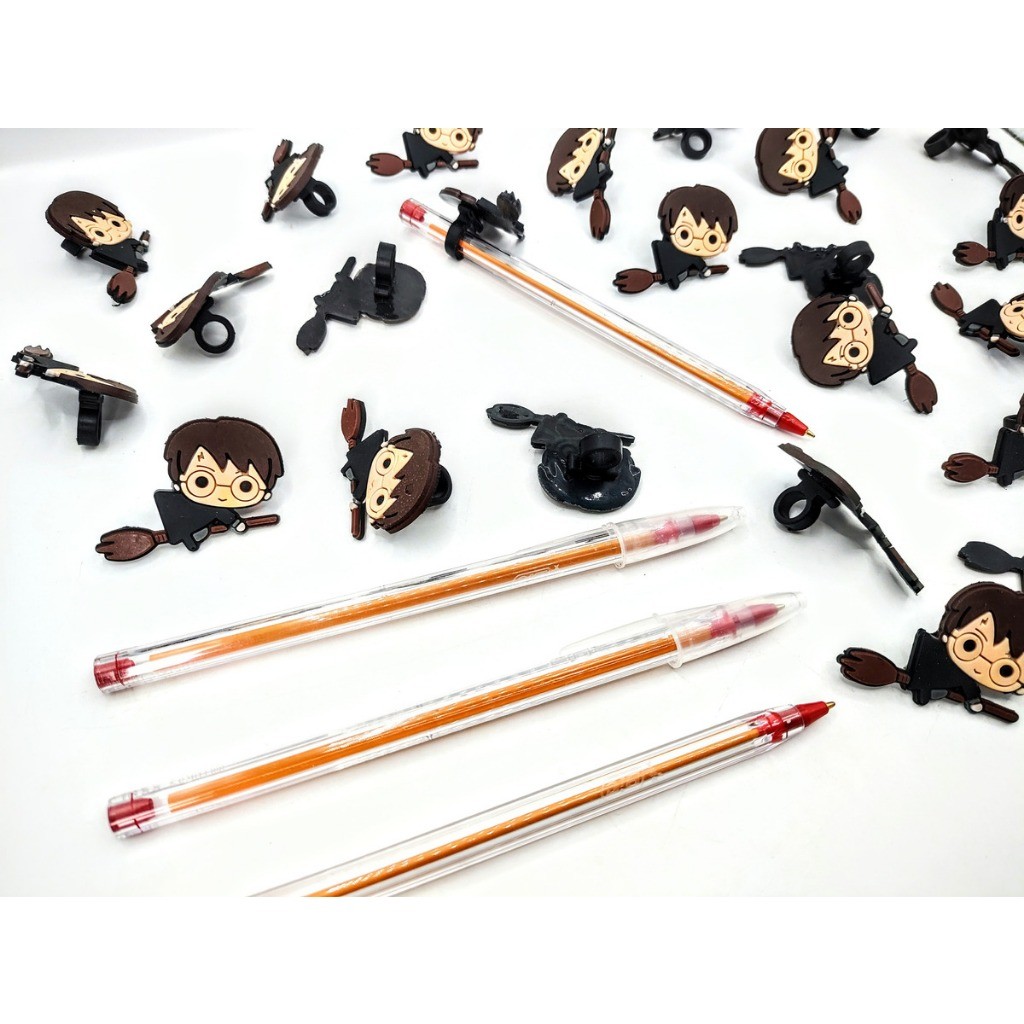 Enfeite Caneta Do Harry Potter 10un Adaptador Lapis Lembrancinha Escola Faculdade Festa