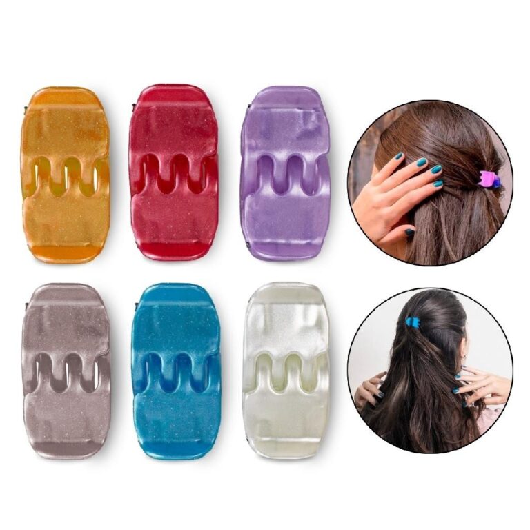 Kit 120 Piranhas Presilha Pequena Cabelo Tridente 