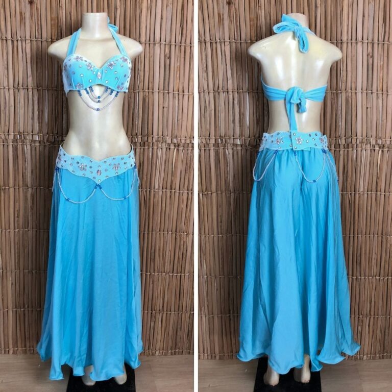 [Liquidação] Dança do Ventre Traje Bordado Comp