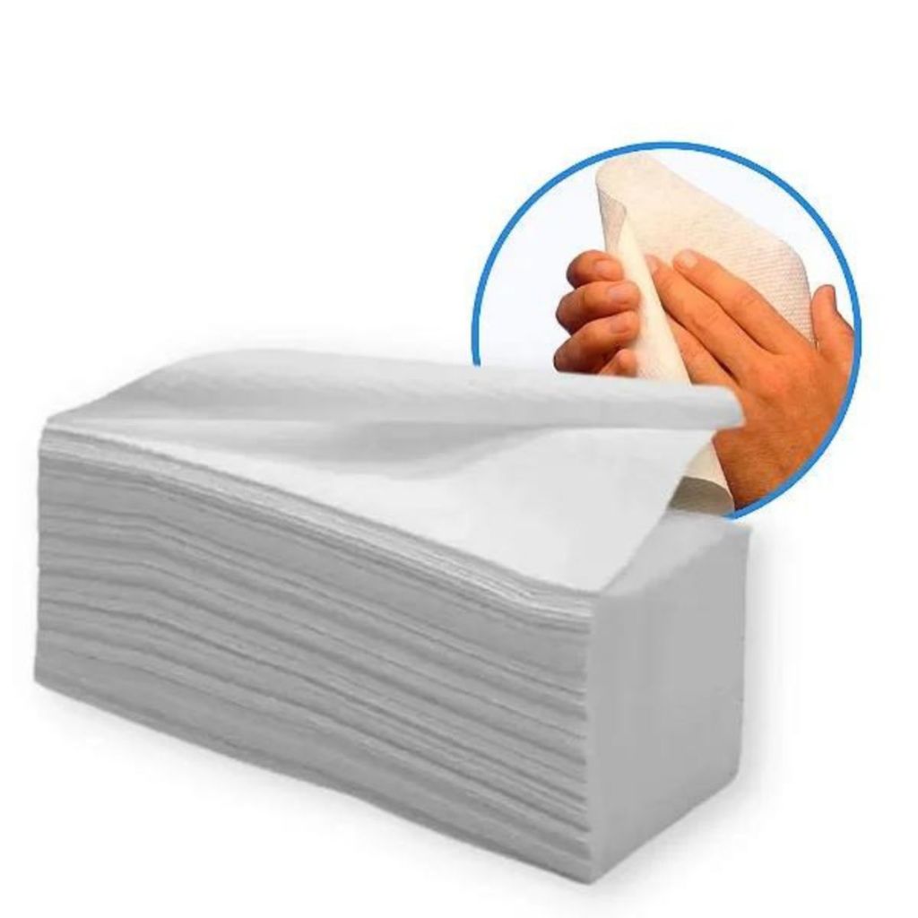 Papel Toalha Interfolha Branco 20×21 C/1.000 folhas