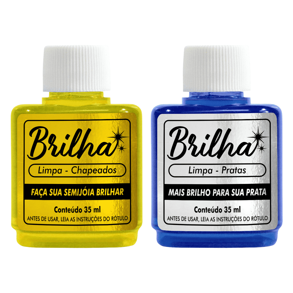 Kit 1x Limpa Pratas + 1x Limpa Folheados – Brilha