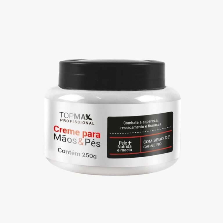 CREME  PARA MAOS E PES TOPMAX PROFISSIONAL 250g