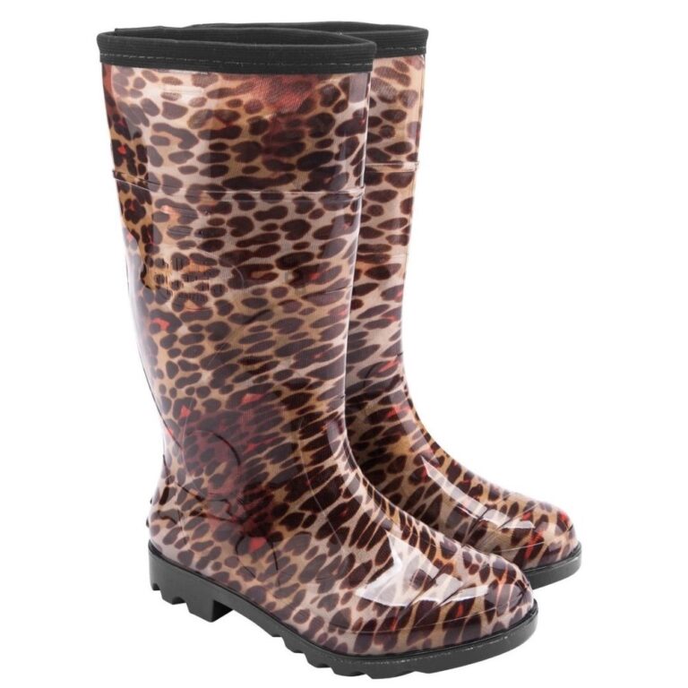 Bota de PVC Calfor Feminina Onça Donna