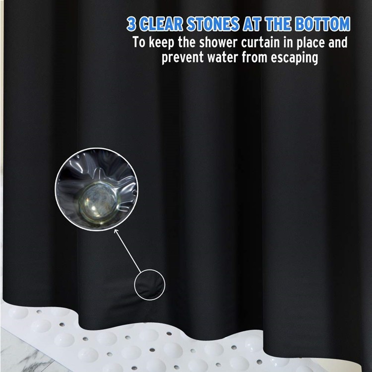 Cortina Box Inteira Para Banheiro Anti Mofo Resist