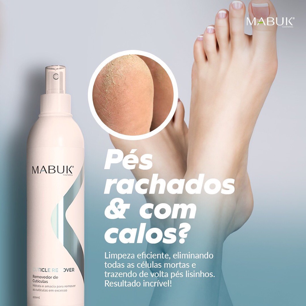 Cuticle Remover | Removedor de cutículas, calosidade e rachaduras 200ml