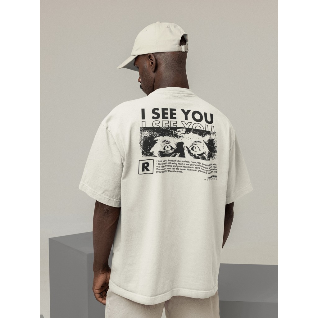 Camisa Camiseta Oversize Streetwear Masculino e Feminino Treino e Dia a Dia Preto e Off Whte Estampa