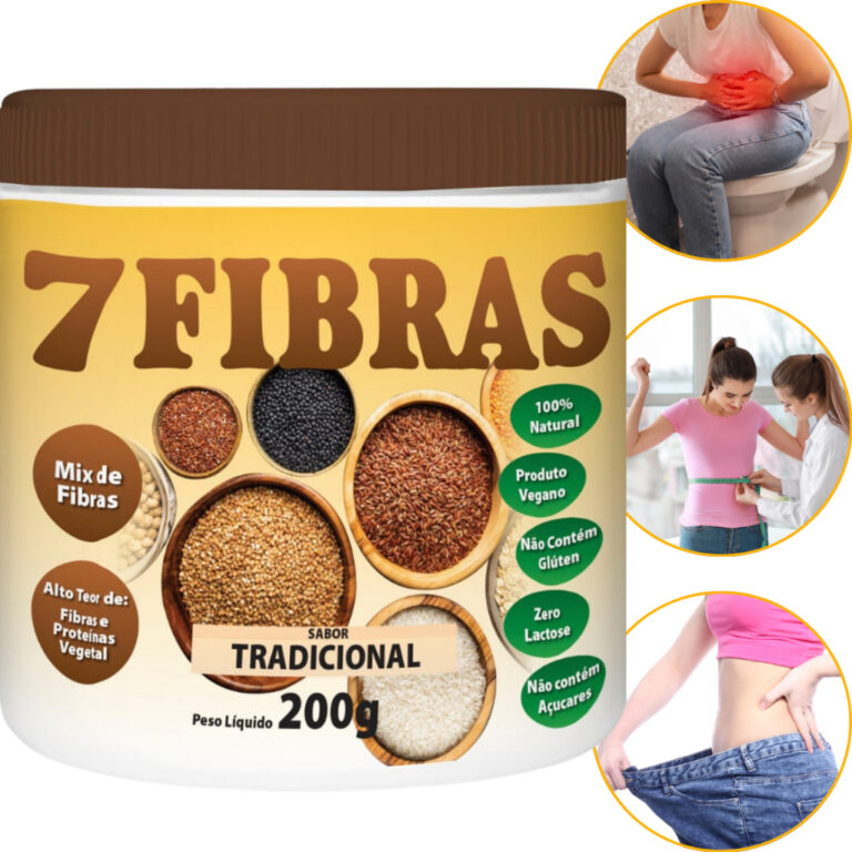 7 fibras Regulador Intestinal Emagrecer 100% Orige