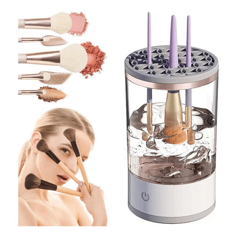 Lavador Limpador De Pinceis Maquiagem Automático 