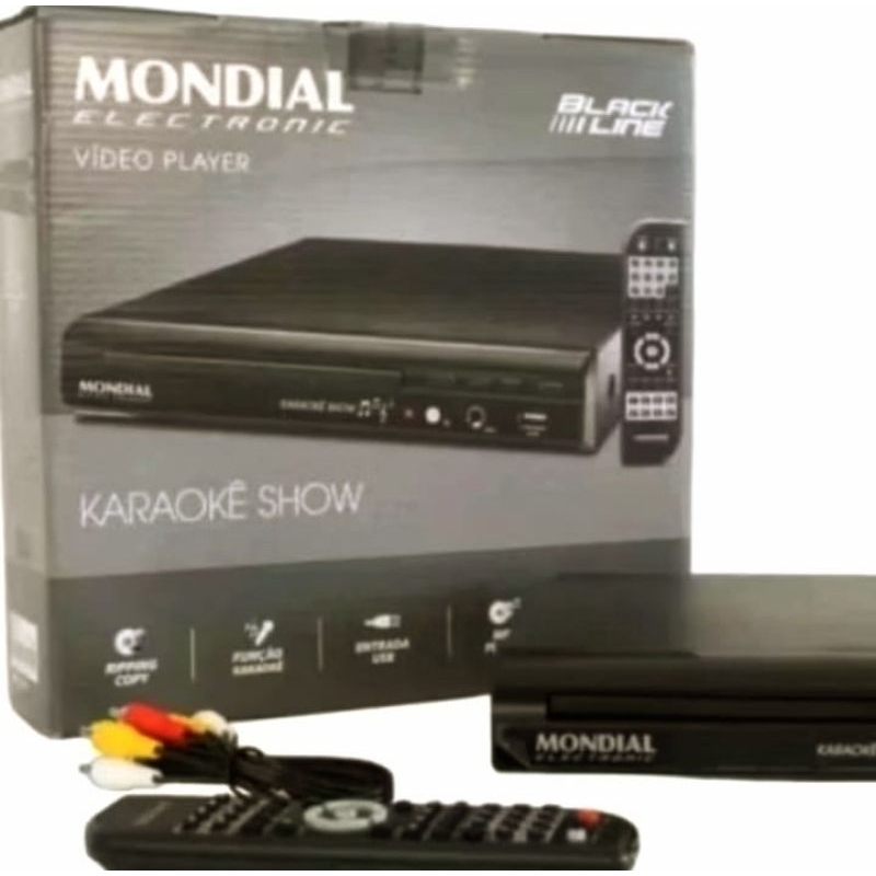 Dvd Player Mondial D20 Com Função Karaokê e USB Bivolt (Lacrado e Original)