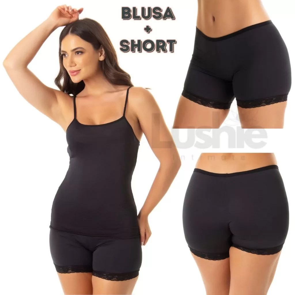 Kit Anágua + Blusa Segunda Pele