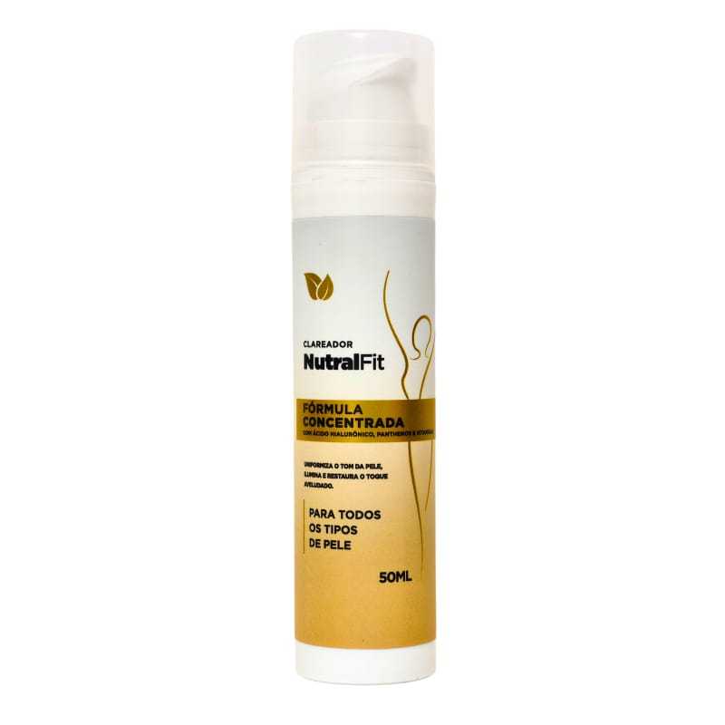 Nutralfit Clareador Corporal e Facial 50ml Rosto Estrias Foliculite Estrias Manchas Uniformizante